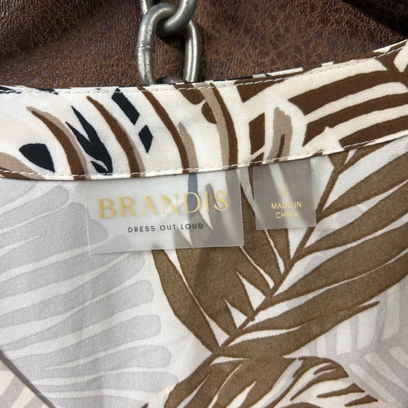 Brandi's Dress Out Loud House Dress Hawaiian Lounge Dress Large Flutter Sleeve - Picture 4 of 10